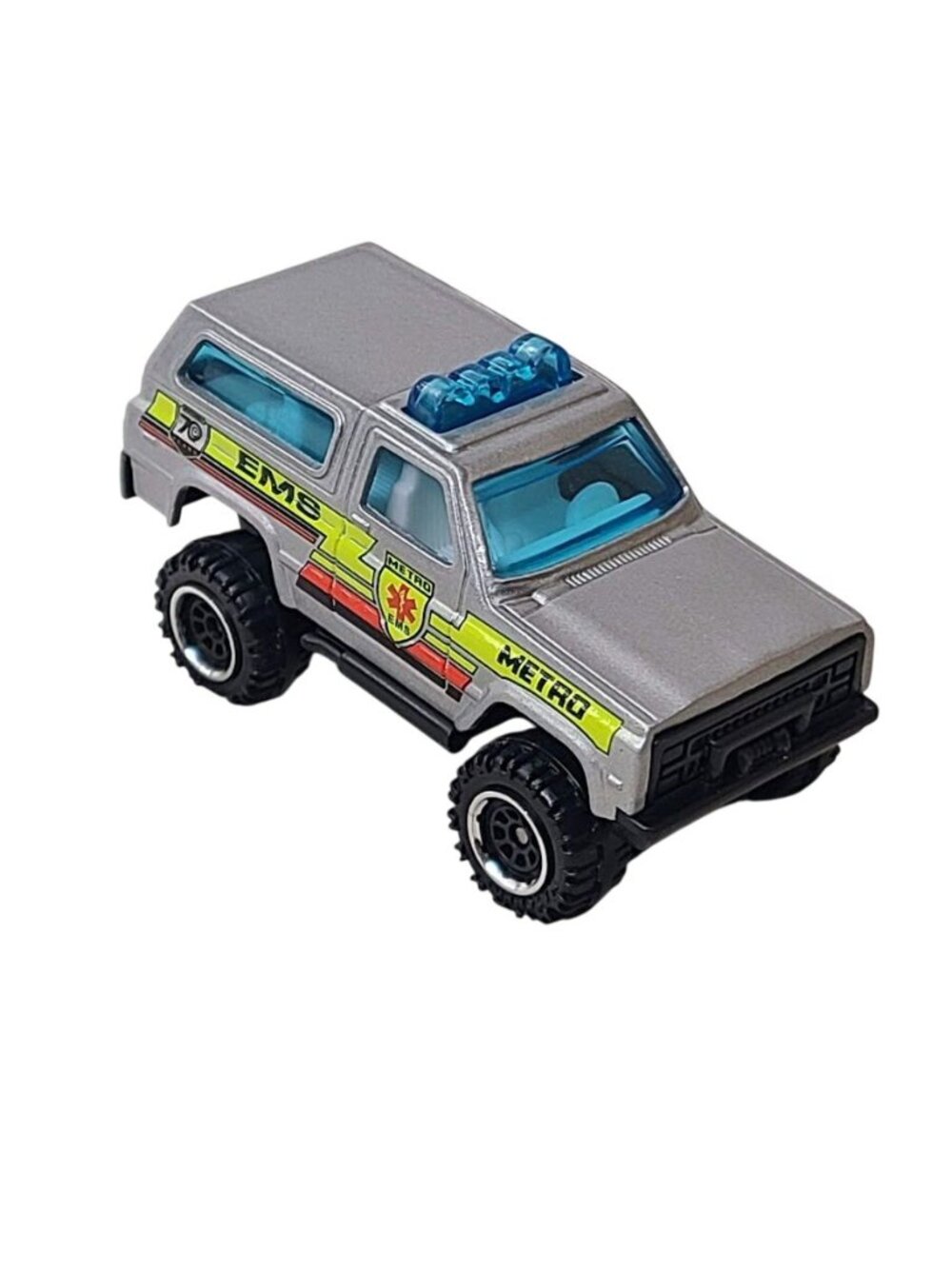Matchbox Chevy Blazer 4x4 EMS Metro 70 Years MBX City Drivers 2023 1:64